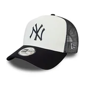 Czapki damskie - New Era Męska czapka Team Colour Block Trucker New York Yankees Otc Kappe, Navy, OSFM, 12380796 - miniaturka - grafika 1