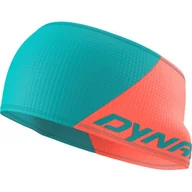 Czapki i chusty sportowe damskie - DYNAFIT Opaska na głowę UPCYCLED PTC Headband Hot Coral/Brittany Blue - miniaturka - grafika 1