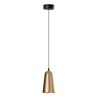 Lampy sufitowe - Metalowa lampa zwieszana CAPRI AZ5650 Azzardo LED 5W 3000K nad stół złoty - miniaturka - grafika 1