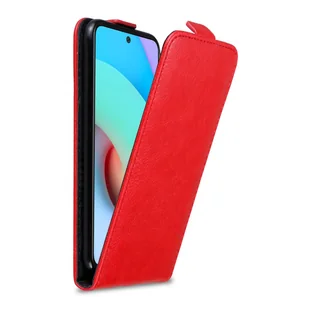 Pokrowiec Do Xiaomi RedMi 10 4G w Etui CZERWONE JABŁKO  Flip Case Cover Obudowa Ochronny Cadorabo - Etui i futerały do telefonów - miniaturka - grafika 1