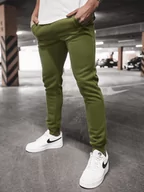 Spodnie sportowe męskie - Spodnie dresowe męskie khaki OZONEE JS/XW01 - Ozonee - miniaturka - grafika 1