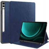 Etui do tabletów - ETUI do Samsung Galaxy Tab S9 Plus FE Plus 12.4 cali LEATHER CASE PEN grana Case Obudowa Pokrowiec Futerał - miniaturka - grafika 1