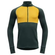 Bielizna sportowa męska - Golf męski Devold Expedition Man Zip Neck Rozmiar: XXL / Kolor: żółty/zielony - miniaturka - grafika 1