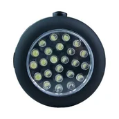 Oświetlenie warsztatowe - Lampka warsztatowa 24 x LED 30 lm czarna - miniaturka - grafika 1