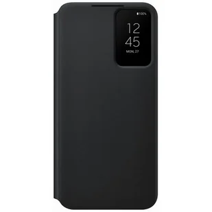 Samsung Etui Smart Clear View Cover do Galaxy S22+ EF-ZS906CBEGEE Czarny - Etui i futerały do telefonów - miniaturka - grafika 1