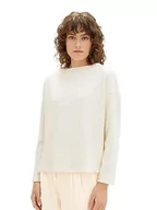 Bluzy damskie - TOM TAILOR Bluza damska, 10315 - Whisper White, L - miniaturka - grafika 1