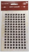Dekoratorstwo - Kryształki Samoprzylepne Kwiatki 8Mm, 112 Szt., Kolor Czarny, Galeria Hobby - miniaturka - grafika 1