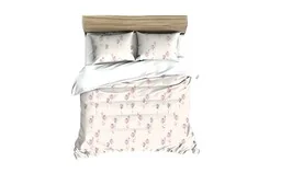 Karo Pościel bawełniana 160x200 pudrowa różowa róże 120 N bawełna Max - Pościel Karo Pościel bawełniana 160x200 pudrowa różowa róże 120 N bawełna Max - Pościel - miniaturka - grafika 1