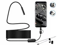 Kamery inspekcyjne - Endoskop Kamera Inspekcyjna Android Usb-C Led 5M - miniaturka - grafika 1