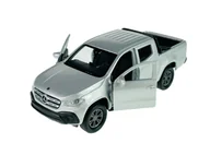 Samochody i pojazdy dla dzieci - Welly Mercedes-Benz X-Class Srerbny 1:34 Samochów Nowy Metalowy Model - miniaturka - grafika 1