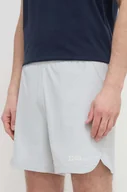 Spodenki męskie - Jack Wolfskin szorty sportowe Prelight 2in1 męskie kolor szary - miniaturka - grafika 1