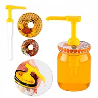 Pojemniki kuchenne - SŁOIK 520 ml do miodu dozownik na miód pomka do miodu wieczko na słoiki - miniaturka - grafika 1
