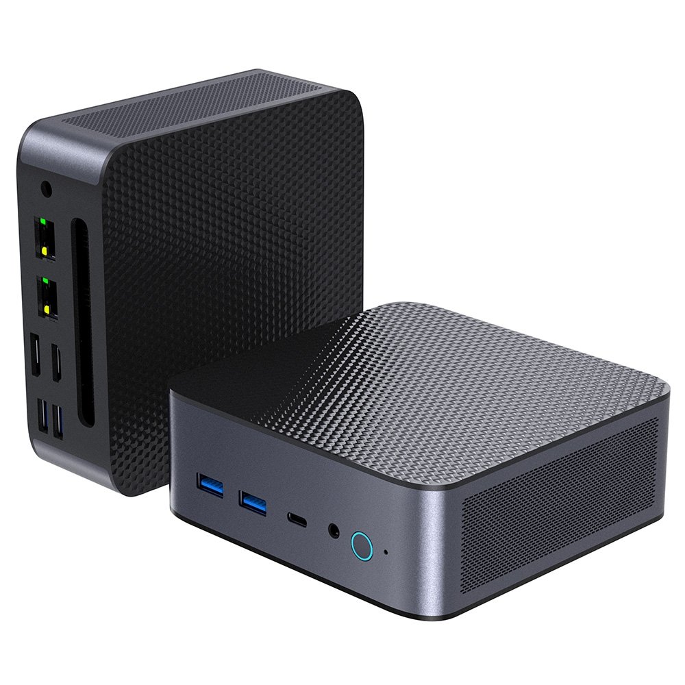 ALLIWAVA H90 Pro Mini PC AMD Ryzen 7 8745HS 8 Cores Max 4 9GHz 16GB DDR5 RAM 1TB SSD HDMI DP USB-C Triple Display WiFi 6 Bl 1298065EUDF