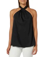Koszule damskie - Pinko Torcello Top Satin Stretch Leg Koszula Damska Elegancki, Z99_nero Limousine, M - miniaturka - grafika 1
