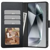 Etui i futerały do telefonów - Etui TECH-PROTECT Wallet do Realme 14 Pro 5G Czarny - miniaturka - grafika 1