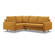 Narożniki - Duży narożnik, lewy, Blank Kronos, 223x172x88 cm, żółty - miniaturka - grafika 1
