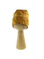 Czapki damskie - Niemowlęca czapka w dinozaury musztardowa Nicol,r.56/62 - miniaturka - grafika 1