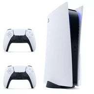 Konsole Playstation - SONY PlayStation 5 + Kontroler DualSense Biały - miniaturka - grafika 1