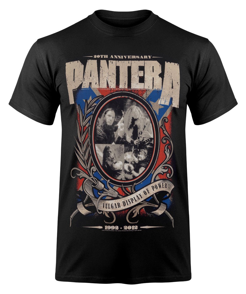 koszulka PANTERA - ANNIVERSARY SHIELD-S