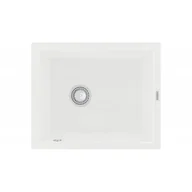 Zlewozmywaki - Mexen Pedro zlewozmywak granitowy 1-komorowy 560 x 460 mm, biały - 6508561000-20 - miniaturka - grafika 1