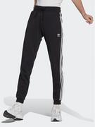 Spodnie sportowe damskie - adidas Spodnie dresowe Adicolor Classics Slim Cuffed Joggers IB7455 Czarny Slim Fit - miniaturka - grafika 1