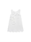 Sukienki i spódniczki dla dziewczynek - Abel & Lula Sukienka elegancka 5055 Biały Regular Fit - miniaturka - grafika 1