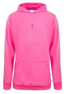 Bluzy damskie - Bluza Sportowa Basic Damska z kapturem CLEANT Neon Hoodie różowa-XXL - miniaturka - grafika 1
