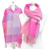 Apaszki i szaliki damskie - Duży Szal Damski Kaszmirowy Szalik Ciepły Kratka W Kratkę Kaszmir Kolory - Sza-H-9748-23 - miniaturka - grafika 1