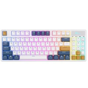 Klawiatura mechaniczna Royal Kludge RK89 RGB, Lemon switch (biała) - Klawiatury - miniaturka - grafika 2