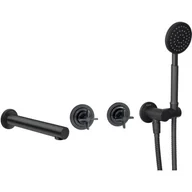 Baterie wannowe i prysznicowe - Deante Bateria wannowa podtynkowa Temisto BQT N18P Nero - miniaturka - grafika 1