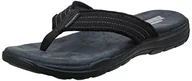 Sandały męskie - Skechers Evented Arven sandały męskie, Black Canvas, 39.5 EU - miniaturka - grafika 1