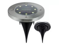 Lampy ogrodowe - Lampa Ogrodowa Solarna 8 Led Najazdowa Czujnik Lampka Gruntowa - miniaturka - grafika 1
