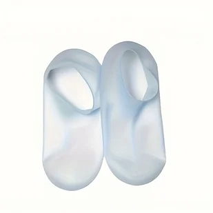 TEMU 1 Para Damskich Skarpet Silikonowych - Skarpety Nawilżające z Żelem Aloe Vera, Zaprojektowane do Spa Pedicure, Efektywnie Sušą Stopy, Poprawiają - Pielęgnacja stóp - miniaturka - grafika 1