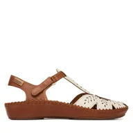 Sandały damskie - Sandały Pikolinos P. Vallarta 655-0841C1 Biały - miniaturka - grafika 1