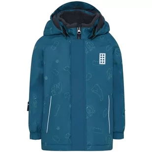 LEGO LWJADEN 700-JACKET Kurtka, Blue, Normalna dla dzieci Unisex, Niebieski, rozmiar uniwersalny - Kurtki i płaszcze dla chłopców - miniaturka - grafika 1
