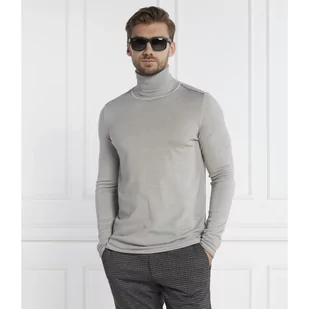 Joop! Jeans Wełniany golf Lollor | Regular Fit - Swetry męskie - miniaturka - grafika 1