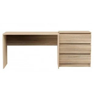 Komplet Mebli Biurowych Biurko + Komoda Dąb Sonoma R2-T72 - Biurka Komplet Mebli Biurowych Biurko + Komoda Dąb Sonoma R2-T72 - Biurka - miniaturka - grafika 1