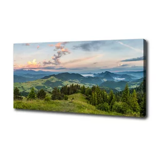 Foto obraz na płótnie Panorama Pieniny - Obrazy i zdjęcia na płótnie - miniaturka - grafika 1