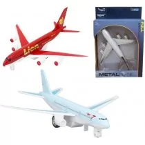 Samolot metalowy z dźwiękiem i napędem MIX - Samoloty i helikoptery - miniaturka - grafika 1
