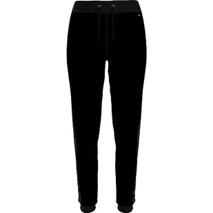 Tommy Hilfiger Damskie spodnie dresowe z mankietami nr (rozmiar ext) spodnie dresowe, Czarny, XXL - Spodnie damskie - miniaturka - grafika 1