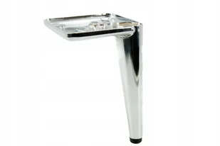 Nóżka meblowa Szpilka srebrna chrom 15 cm noga metalowa do sofy, szafki - Meble modułowe i akcesoria - miniaturka - grafika 1