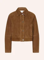 Kurtki damskie - Boss Kurtka Skórzana Sadela braun - miniaturka - grafika 1