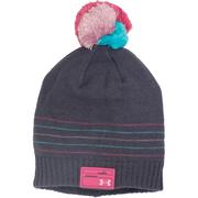 Czapki dla dzieci - Czapka dziewczęca Under Armour Girl's Triple Scoop Beanie - miniaturka - grafika 1