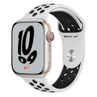 Smartwatch - Apple Watch 7 Nike LTE 45mm Starlight Aluminum/Black Sport - miniaturka - grafika 1