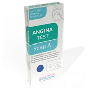 Testy ciążowe i diagnostyczne - Domowe Laboratorium Angina Test Strep A, domowy test do wykrywania paciorkowców grupy A w gardle, 1 sztuka - miniaturka - grafika 1