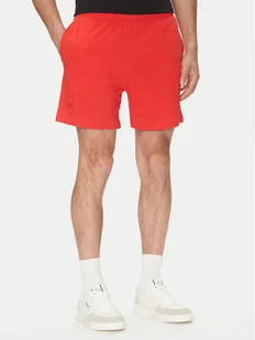 Kappa Szorty sportowe Logo Korpo Cabas 303HZE0 Czerwony Regular Fit - Spodenki damskie - miniaturka - grafika 1