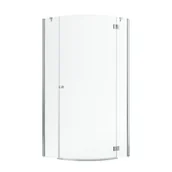 Kabiny prysznicowe - Kabina prysznicowa uchylna 80 x 80 Valence Prawa Iridum - miniaturka - grafika 1