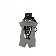 Rampersy - Rampers dla chłopca z krótkim rękawem Nike Newborn 50-56 cm - miniaturka - grafika 1