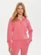 Bluzy damskie - Guess Bluza V3RQ11 K7UW2 Różowy Regular Fit - miniaturka - grafika 1