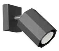 Lampy ścienne - Lampex Kinkiet Hex, czarny, 40 W - miniaturka - grafika 1